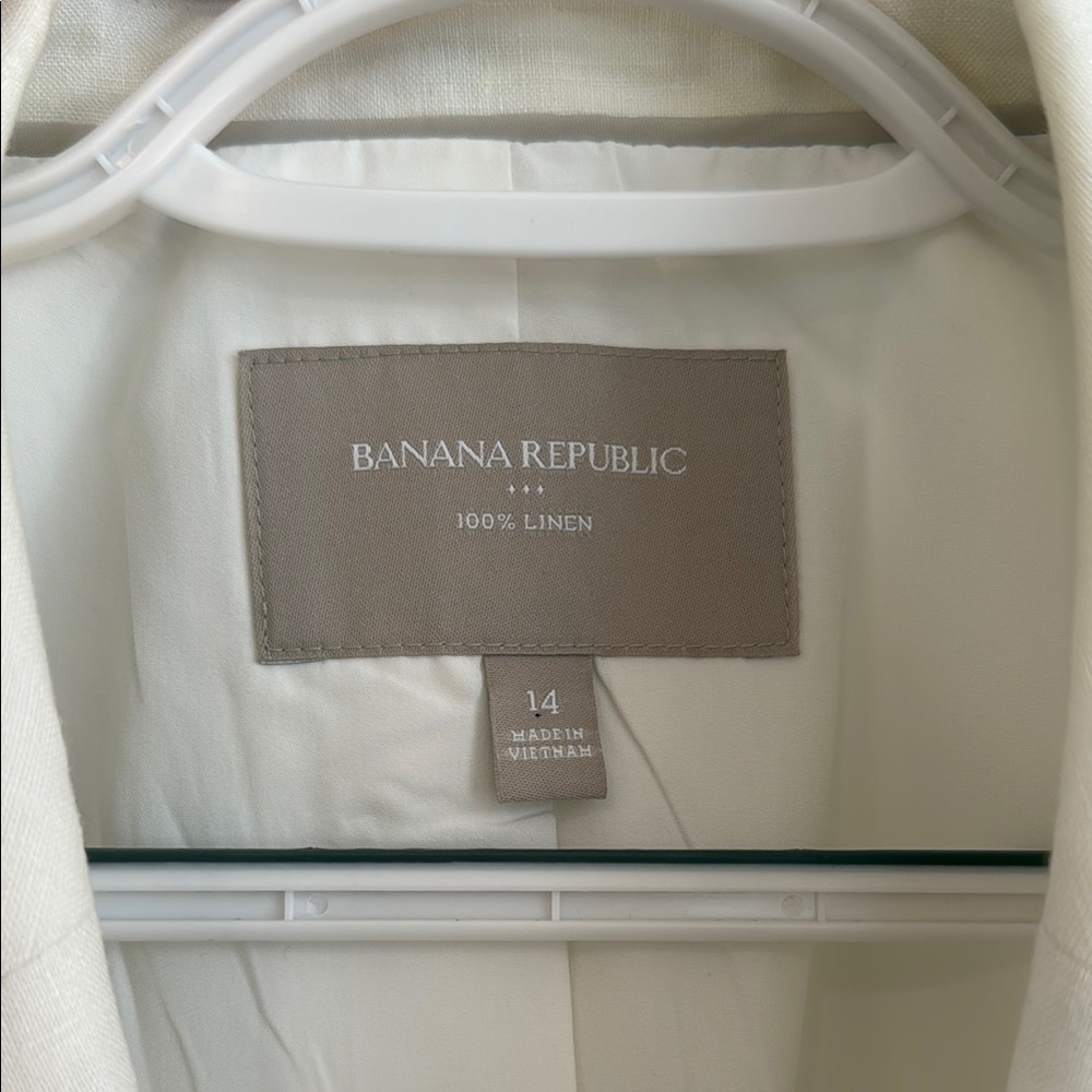 Banana Republic Factory Linen Blazer Suit Jacket - Picture 2 of 15